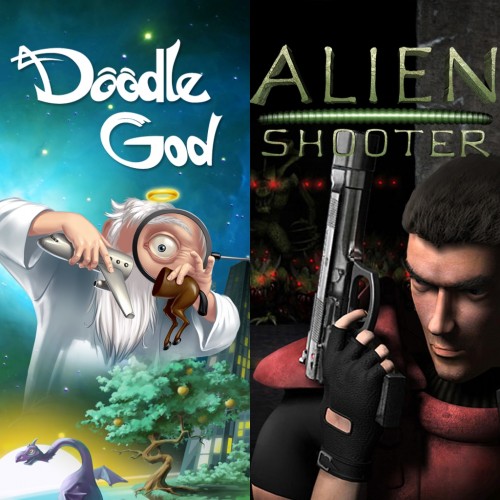 Alien Shooter + Doodle God Bundle PS4