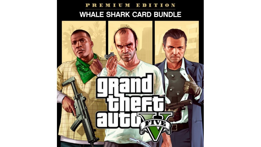 Комплект grand theft auto v premium edition и платежная карта акула кит