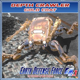 Depth Crawler Gold Coat - Earth Defense Force 4.1: The Shadow of New Despair PS4