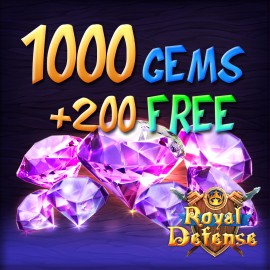 Royal Defense: 1 000 кристаллов +200 PS4