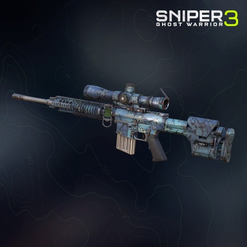 Weapon skin - Hexagon Ice - Sniper Ghost Warrior 3 PS4