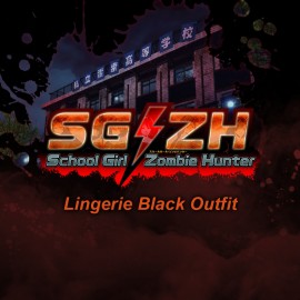 School Girl/Zombie Hunter Lingerie Black Outfit - School Girl Zombie Hunter PS4