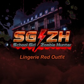 School Girl/Zombie Hunter Lingerie Red Outfit - School Girl Zombie Hunter PS4