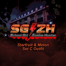 School Girl/Zombie Hunter Starfruit & Melon Set C Outfit - School Girl Zombie Hunter PS4