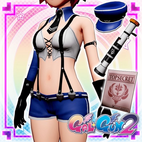 Gal*Gun 2 - Sergeant Suspenders Set PS4