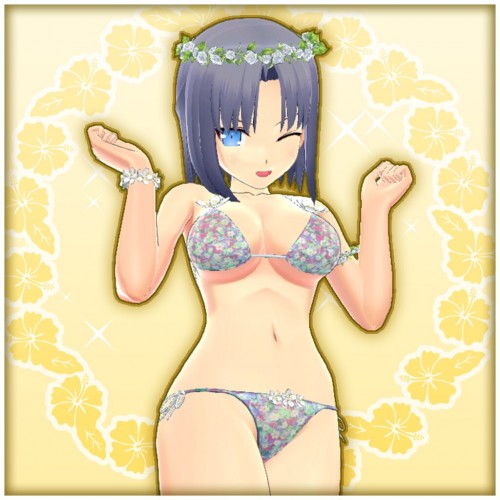 Yumi's Sunshine Swimsuit - Senran Kagura PEACH BEACH SPLASH PS4