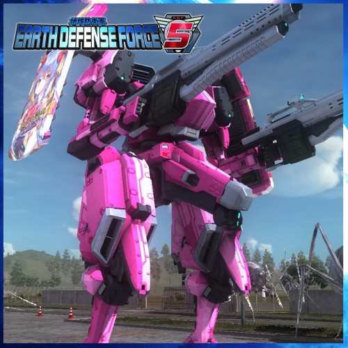 EARTH DEFENSE FORCE 5 Powered Exoskeleton Nix Phantasia Shield PS4