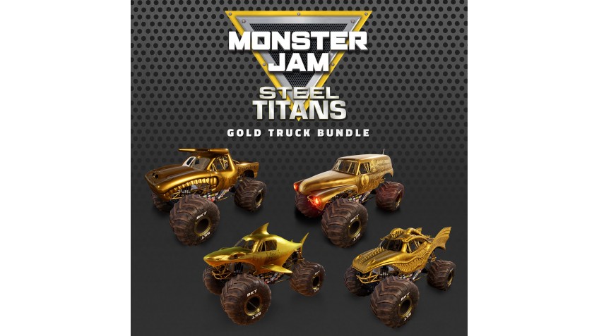 Monster Jam Gold Truck Bundle