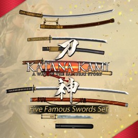 Five Famous Swords Set DLC - KATANA KAMI: A Way of the Samurai Story PS4