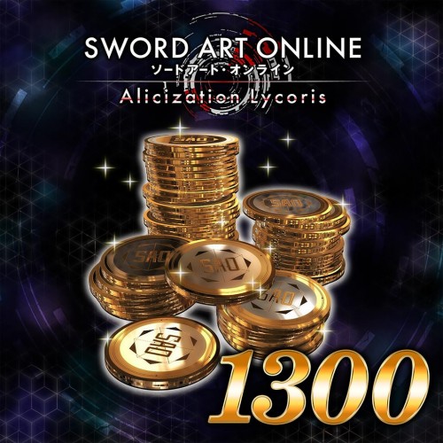 SAO Coins 1300 - SWORD ART ONLINE Alicization Lycoris PS4