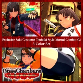 Exclusive Saki Costume: Tsubaki-Style Mortal Combat Gi 3-Color Set - ONEE CHANBARA ORIGIN PS4