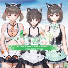 Kokoro, Kirara & Hiori Costumes - Hospitable Kitties - BLUE REFLECTION: Second Light PS4