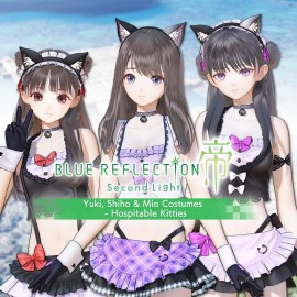 Yuki, Shiho & Mio Costumes - Hospitable Kitties - BLUE REFLECTION: Second Light PS4