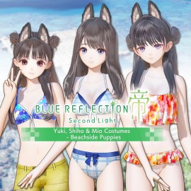 Yuki, Shiho & Mio Costumes - Beachside Puppies - BLUE REFLECTION: Second Light PS4