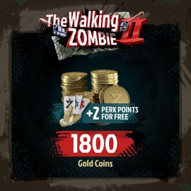 The Walking Zombie 2 — Обычная пачка золотых монет с бонусом (1800 + 2 очка умений) PS5