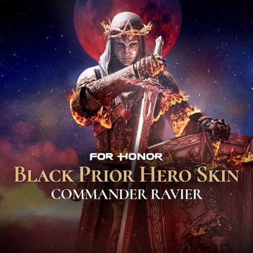 For Honor Black Prior Hero Skin PS4