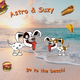 Астро и Сюзи идут на пляж PS5