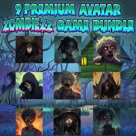 9 Premium Avatar Zombiezz Game Bundle PS4
