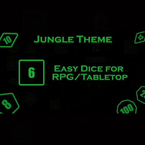 Easy Dice for RPG/Tabletop - Jungle Theme PS4