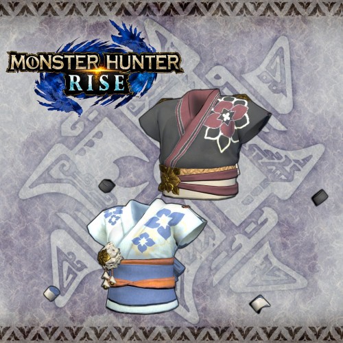 Monster Hunter Rise - "Floral Yukata" Hunter layered armor piece PS4 & PS5