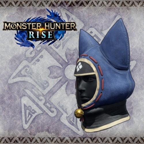 Monster Hunter Rise - "Felyne Stealth Hood" Hunter layered armor piece PS4 & PS5