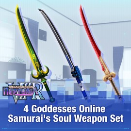 Neptunia VIIR: 4 Goddesses Online Samurai's Soul Weapon Set - Megadimension Neptunia VIIR PS4