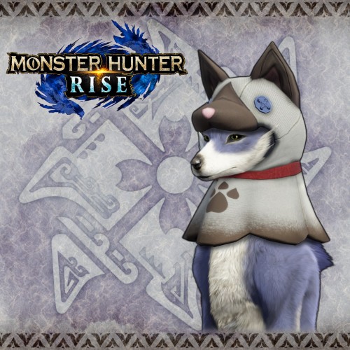 Monster Hunter Rise - "Felyne Mask" Palamute layered armor piece PS4 & PS5