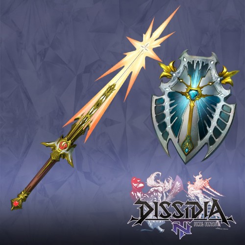 Sun Blade / Diamond Shield, Warrior of Light's 4th Weapon Set - DISSIDIA FINAL FANTASY NT PS4