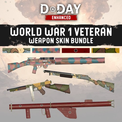 D-Day Enhanced - World War 1 Veteran Weapon Skin Bundle PS5