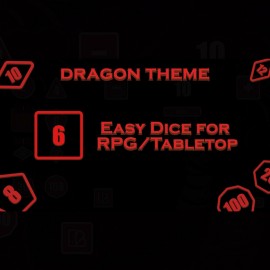 Easy Dice for RPG/Tabletop - Dragon Theme PS4