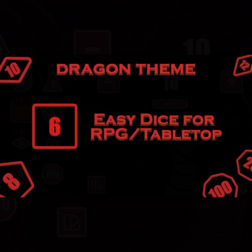 Easy Dice for RPG/Tabletop - Dragon Theme PS4