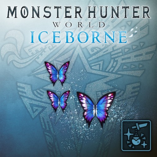 Pendant: Phantom Azure Butterflies - Monster Hunter: World PS4