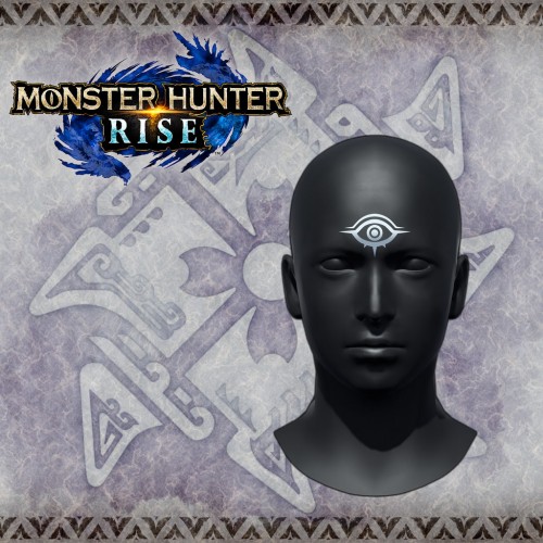 Monster Hunter Rise - "Third Eye" face paint PS4 & PS5