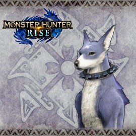 Monster Hunter Rise - "Spiked Collar" Palamute layered armor piece PS4 & PS5