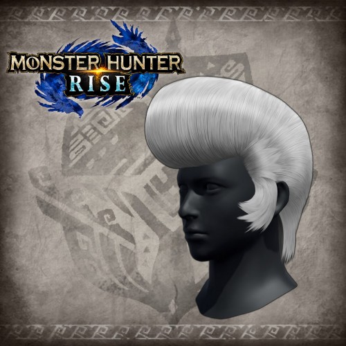 Monster Hunter Rise - "Wild Pompadour" hairstyle PS4 & PS5