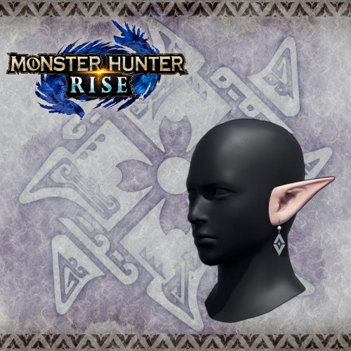 Monster Hunter Rise - "Wyverian Earrings" Hunter layered armor piece PS4 & PS5