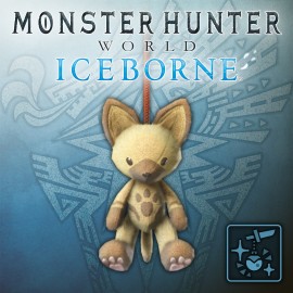 Pendant: Stuffed Felyne Teddy - Monster Hunter: World PS4