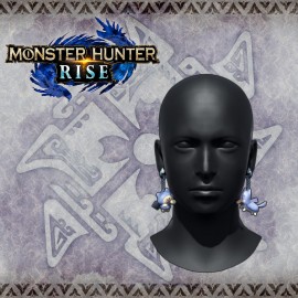 Monster Hunter Rise - "Woofpurr Earrings" Hunter layered armor piece PS4 & PS5