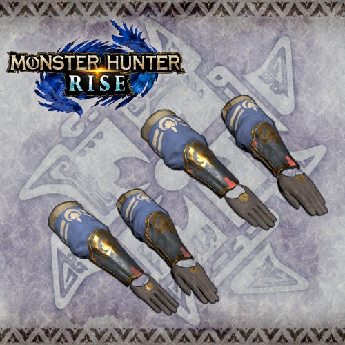 Monster Hunter Rise - "Kamura Cloak Braces" Hunter layered armor piece PS4 & PS5