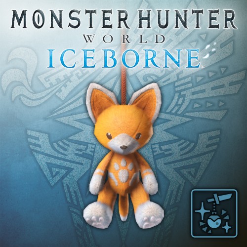 Pendant: Orange Felyne Teddy - Monster Hunter: World PS4