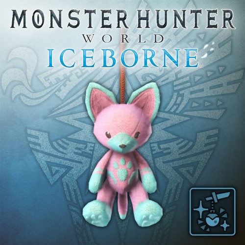 Pendant: Pink Felyne Teddy - Monster Hunter: World PS4