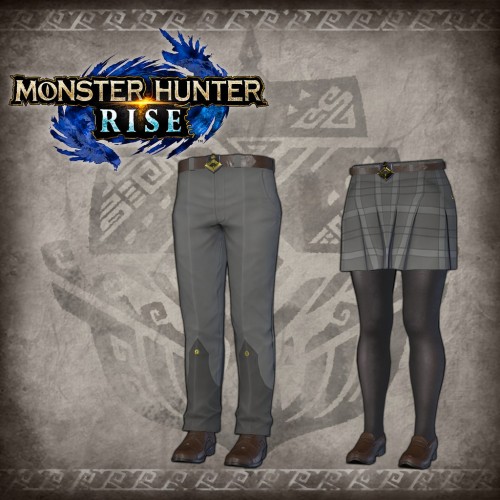 Monster Hunter Rise - "Relunea Bottoms" Hunter layered armor piece PS4 & PS5