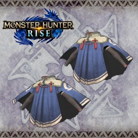 Monster Hunter Rise - "Kamura Cloak Garb" Hunter layered armor piece PS4 & PS5