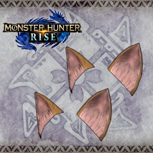 Monster Hunter Rise - "Felyne Ears" Hunter layered armor piece PS4 & PS5