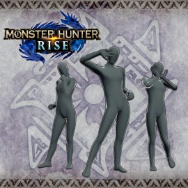 Monster Hunter Rise - "Idol" pose set PS4 & PS5