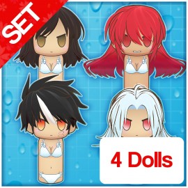 Awakened Wooden Doll Set - Senran Kagura PEACH BEACH SPLASH PS4