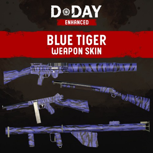 D-Day Enhanced - Blue Tiger Weapon Skin PS5