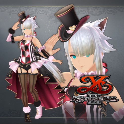 White Cat's "Monstrum Troupe" Costume - Ys IX: Monstrum Nox PS4