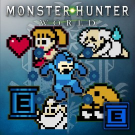 Sticker Set: Mega Man Set - Monster Hunter: World PS4