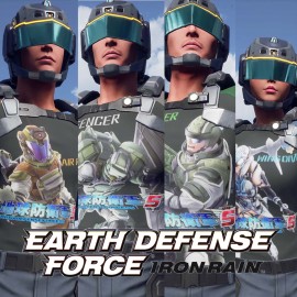 EDFIR - Creation parts: T-shirt 4 Set (EDF5) - EARTH DEFENSE FORCE: IRON RAIN PS4